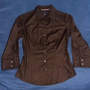 Banana Republic Chocolate Brown Shirt